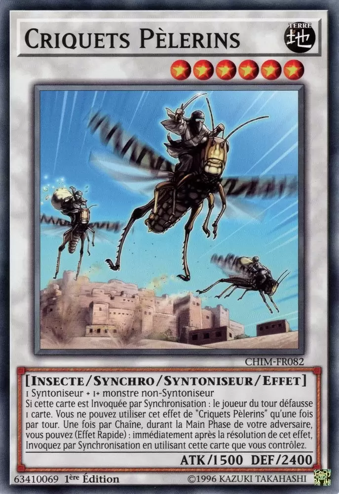 Impact du Chaos CHIM - Criquets Pèlerins