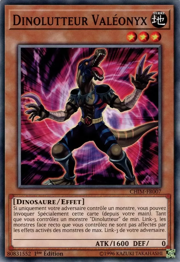 Impact du Chaos CHIM - Dinolutteur Valéonyx