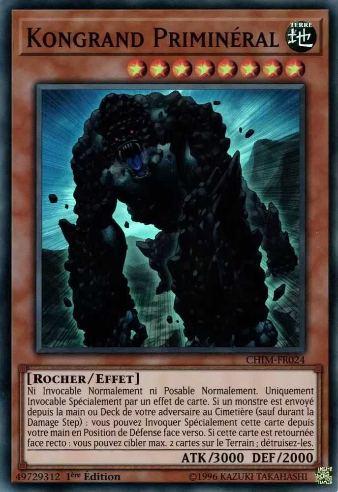 Impact du Chaos CHIM - Kongrand Priminéral