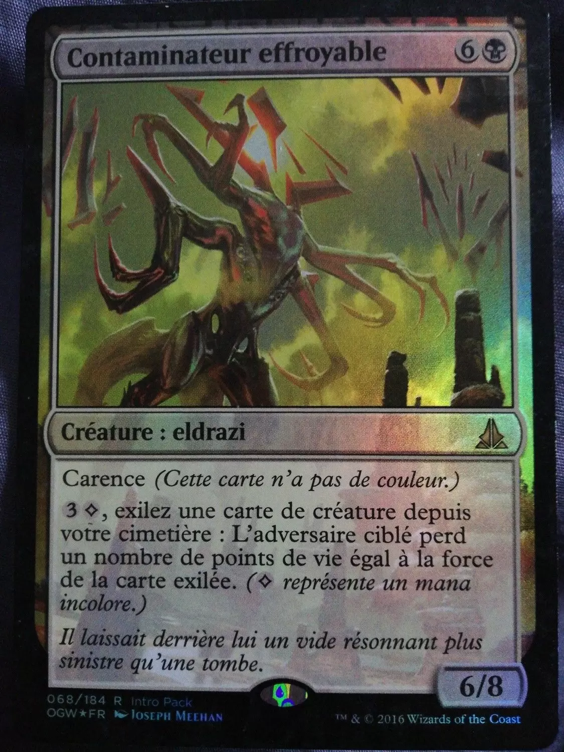 Le Serment des Sentinelles - Contaminateur effroyable Foil