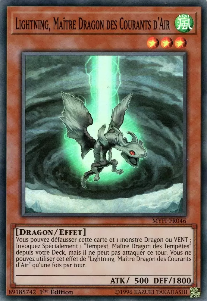Les Combattants Mystiques MYFI - Lightning, Maître Dragon des Courants d\'Air