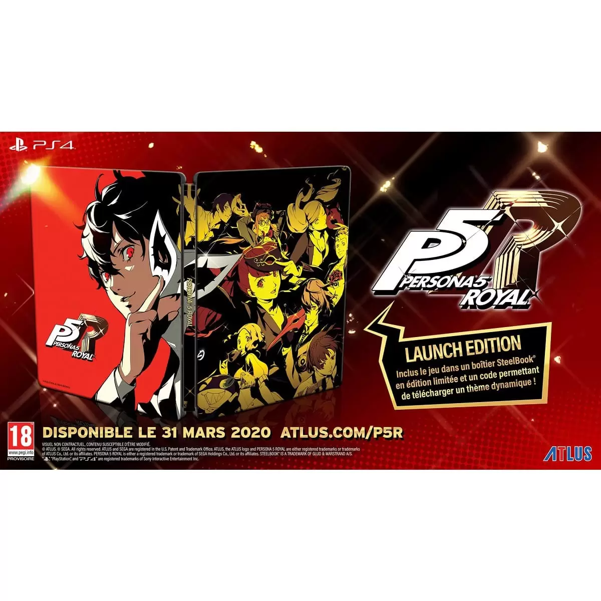 Jeux PS4 - Persona 5 Royal Launch Edition