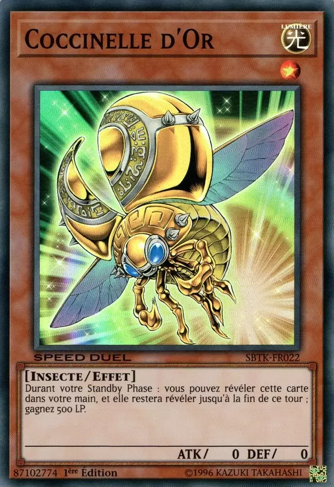 Speed Duel : Les Épreuves du Royaume SBTK - Coccinelle d\'Or