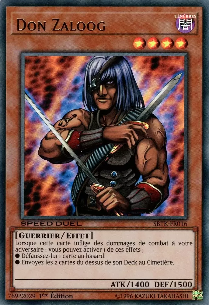Speed Duel : Les Épreuves du Royaume  SBTK - Don Zaloog