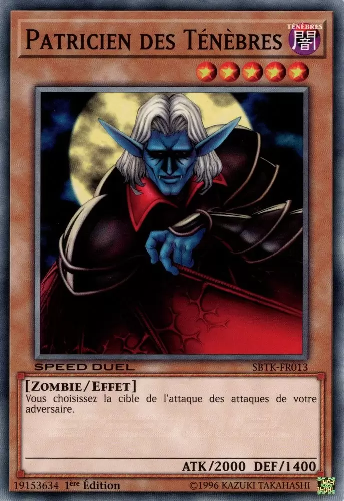Speed Duel : Les Épreuves du Royaume  SBTK - Patricien des Ténèbres