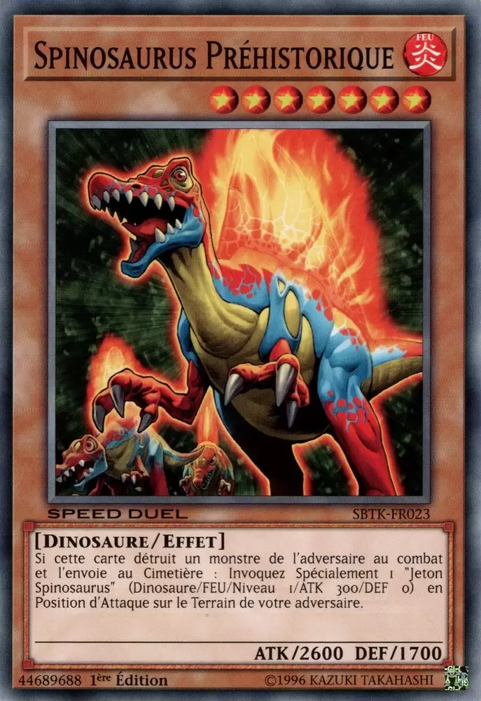 Speed Duel : Les Épreuves du Royaume SBTK - Spinosaurus Préhistorique
