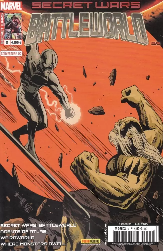Secret Wars : Battleworld - Silver Surfer vs Galactus
