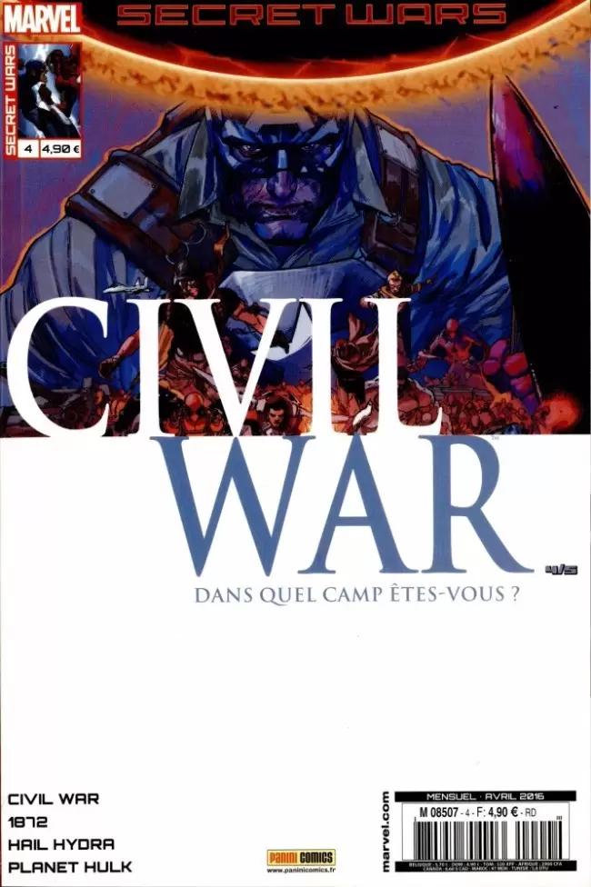 Secret Wars : Civil War - Révélation