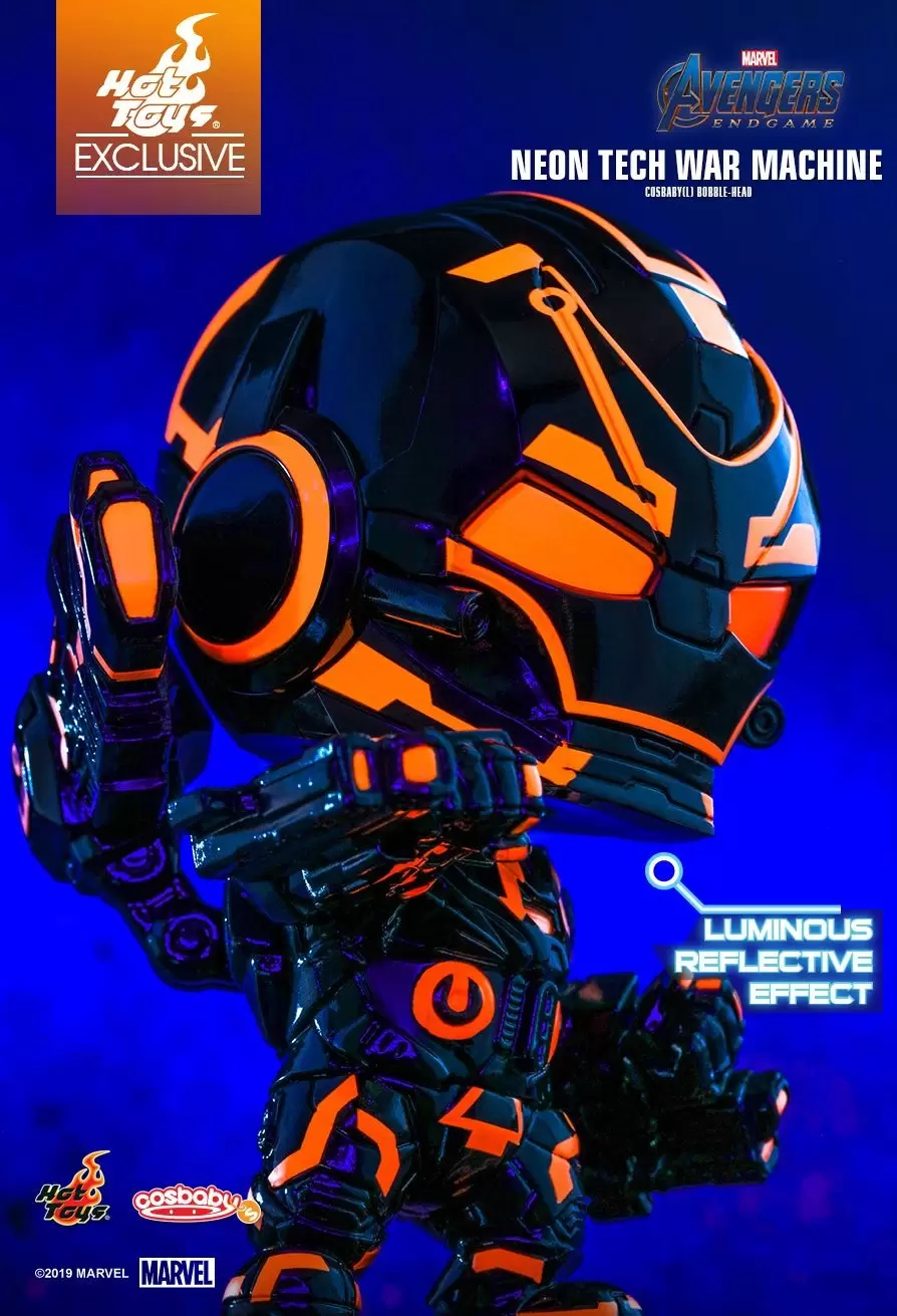 Cosbaby Figures - Avengers: Endgame - Neon Tech War Machine
