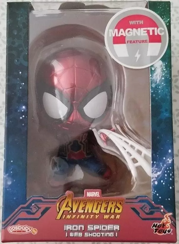 Cosbaby Figures - Avengers: Infinity War - Iron Spider (Web Shooting - Magnetic Feature)