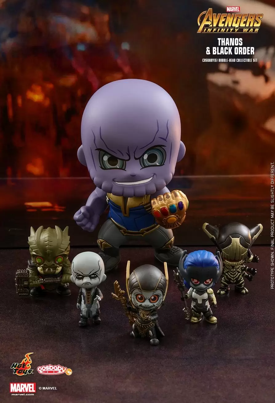 Cosbaby Figures - Avengers: Infinity War - Thanos and Black Order