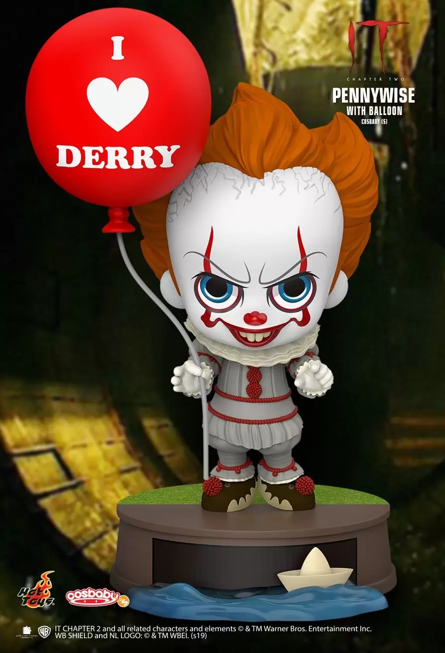 Cosbaby Figures - IT Chapter Two - Pennywise with balloon
