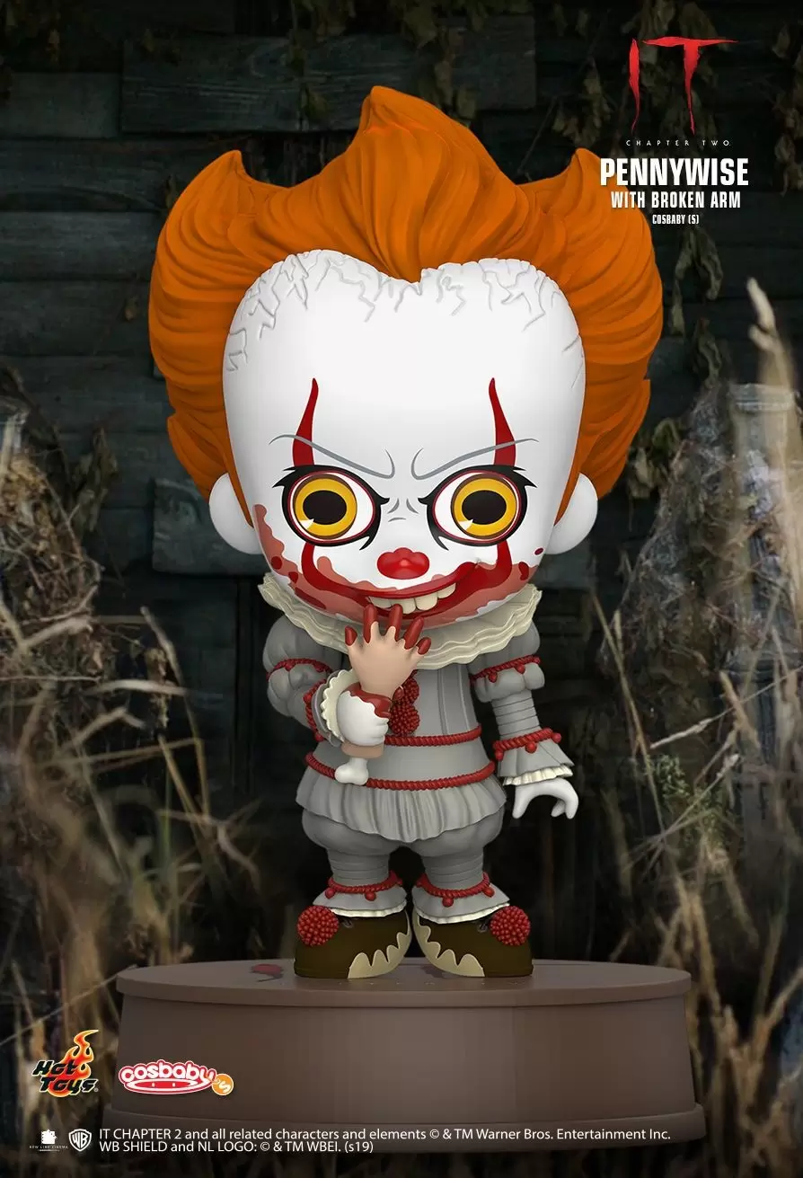 Cosbaby Figures - IT Chapter Two - Pennywise with broken arm