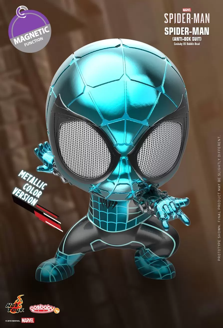 Cosbaby Figures - Marvel\'s Spider-Man Fear Itself Suit - Metallic Color Version