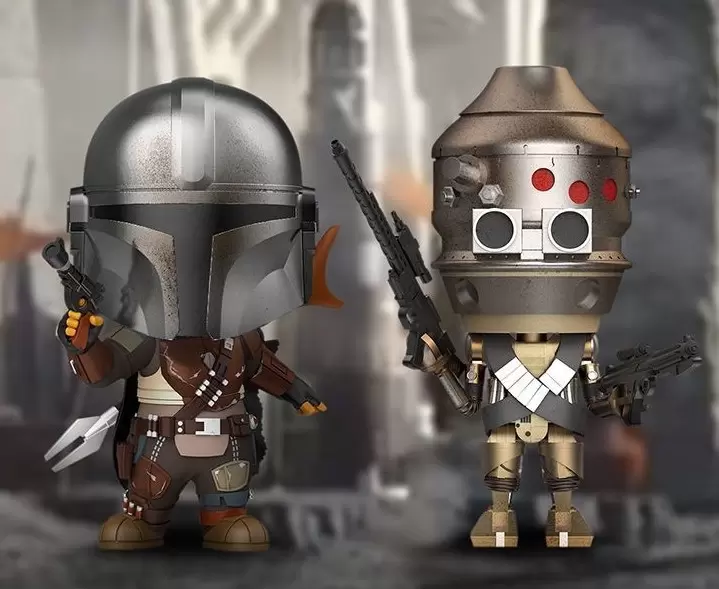 Cosbaby Figures - The Mandalorian - The Mandalorian and IG-11