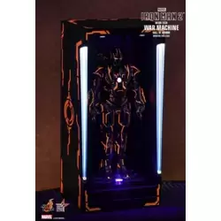 Iron Man 2 - Neon Tech War Machine Hall of Armor Miniature Collectible