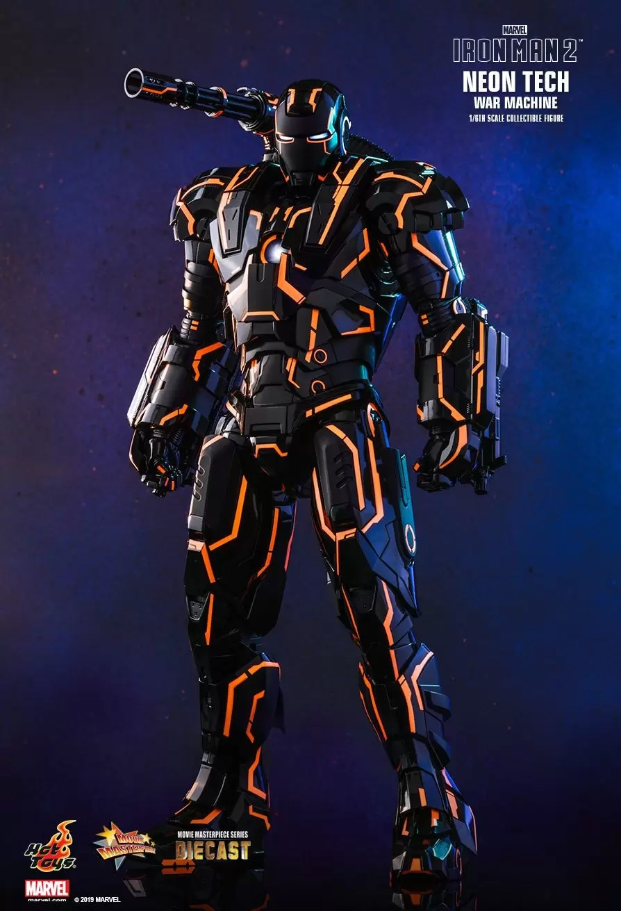 Movie Masterpiece Series - Iron Man 2 - Neon Tech War Machine