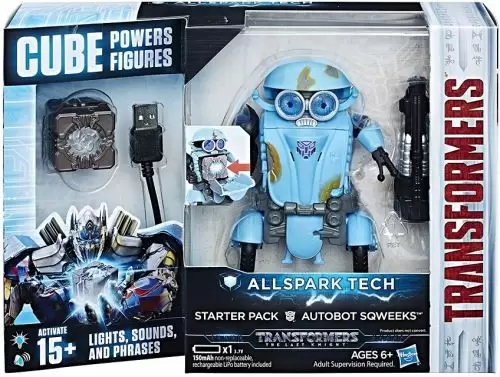 Transformers The Last Knight - Allspark Tech Starter Pack & Autobot Sqweeks