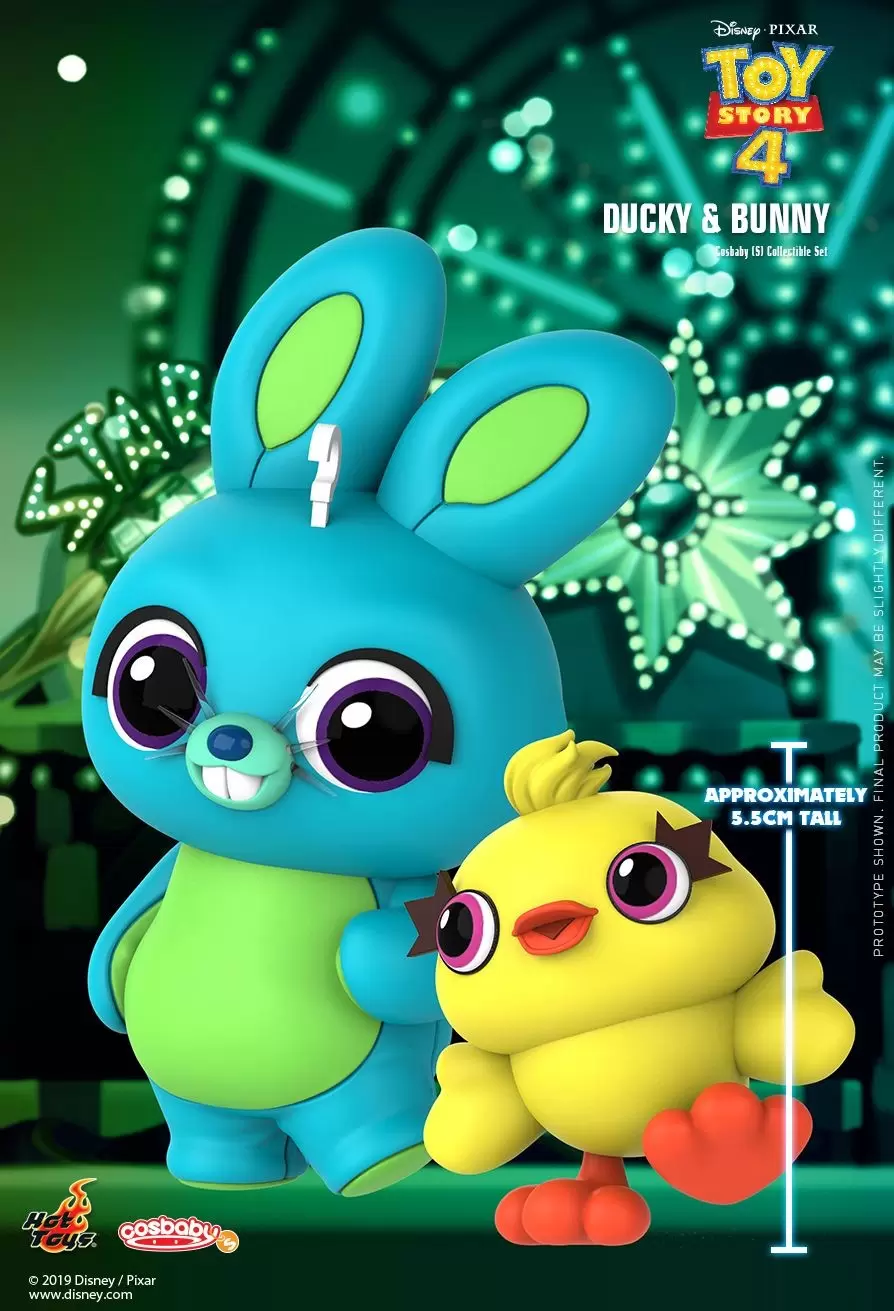 Cosbaby Figures - Toy Story 4 - Ducky & Bunny