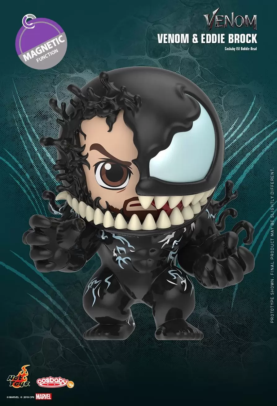 Cosbaby Figures - Venom - Venom &  Eddie Brock