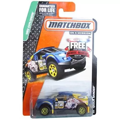 Matchbox - MBX Explorers - Blue Quick Sander