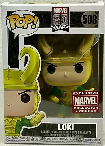 POP! MARVEL - Marvel 80th - Loki - Marvel Collector Corps
