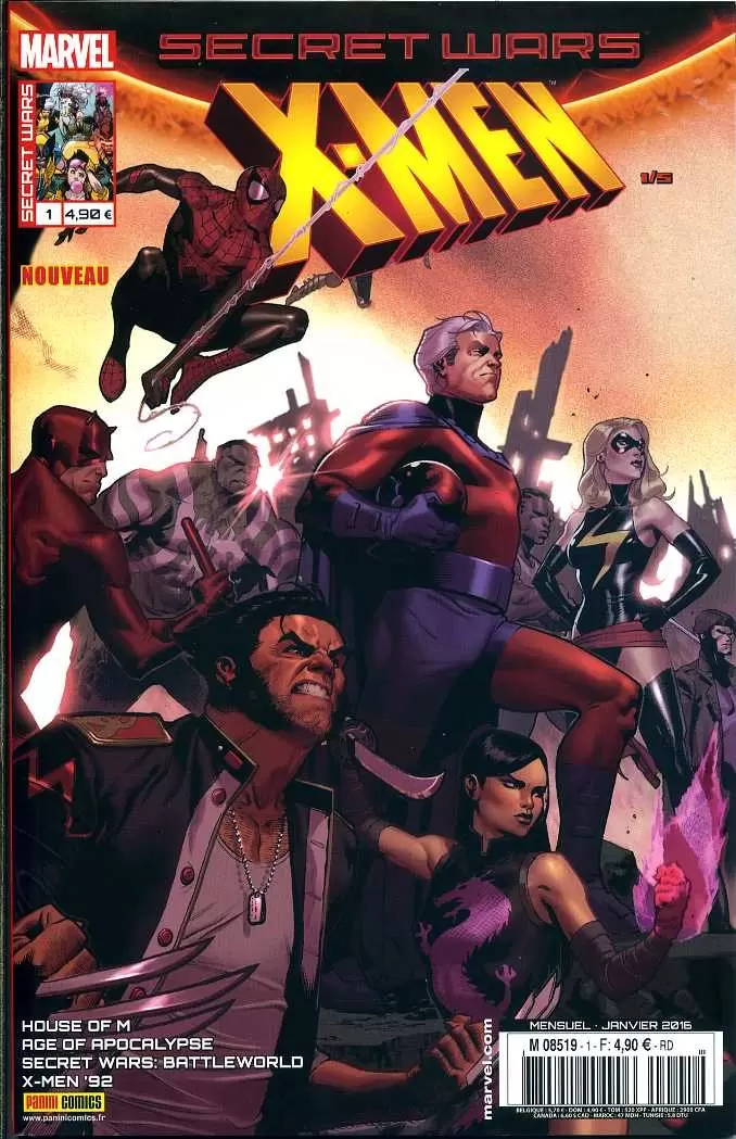 Secret Wars : X-Men - Espérons que vous survivrez à l\'expérience
