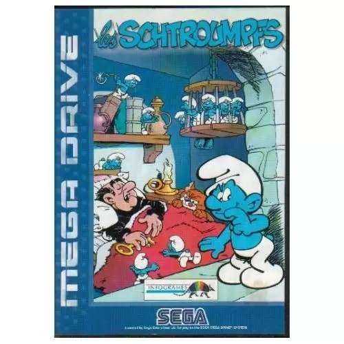 Sega Genesis Games - Les Schtroumpfs