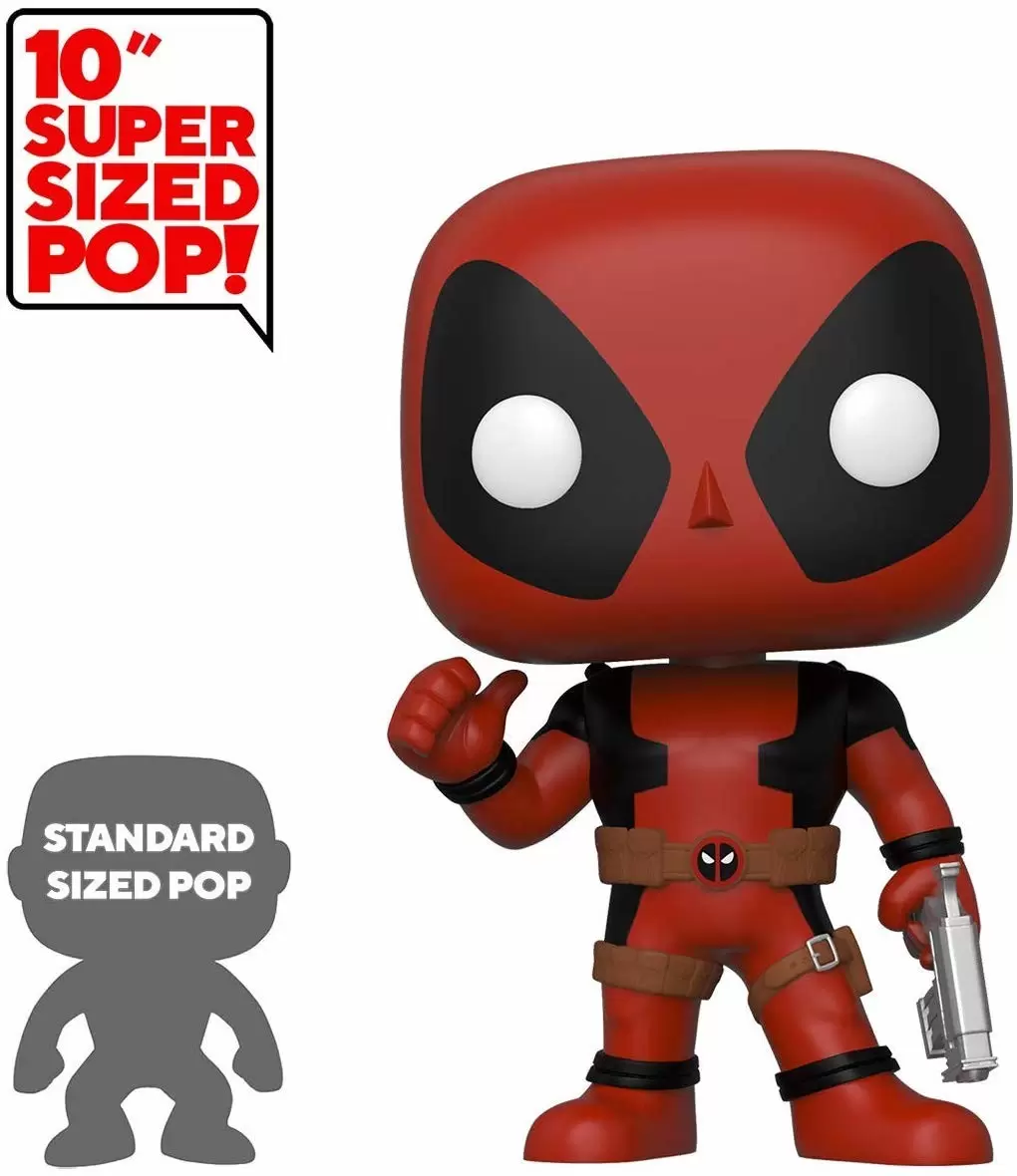 POP! MARVEL - Deadpool -  Thump Up Red Deadpool Super Sized