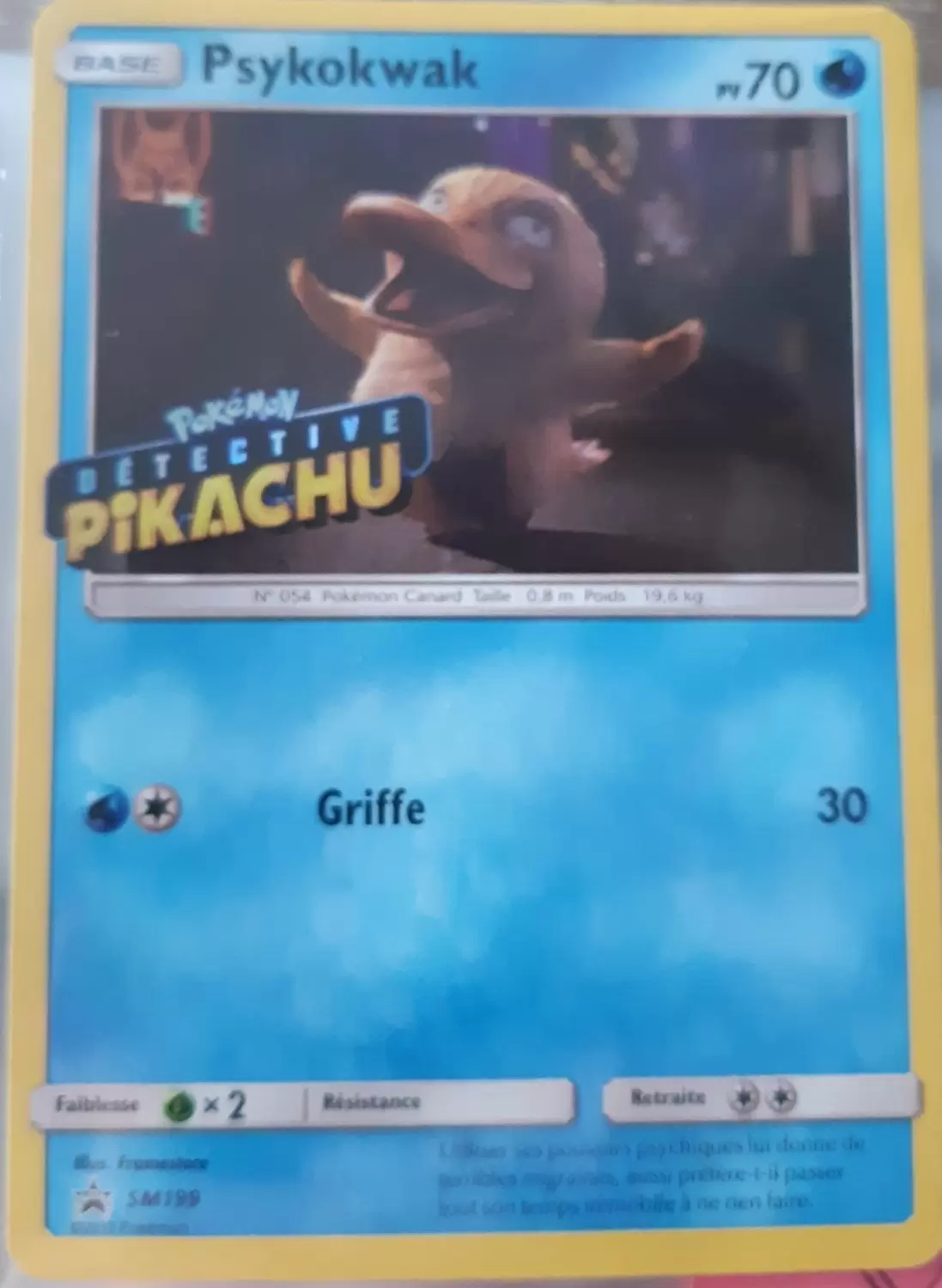 Cartes Promo Black Star Soleil et Lune - Psykokwak Detective Pikachu