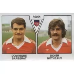 Dominique Barberat / Didier Notheaux - F.C. Rouen