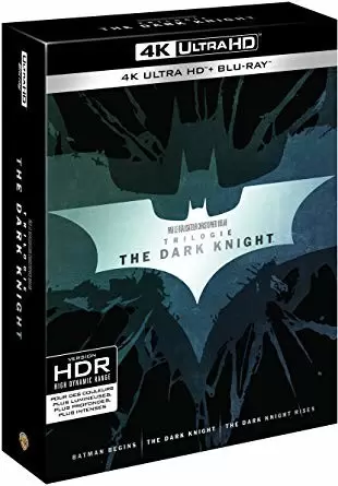 Films DC - The Dark Knight - La Trilogie - Blu-Ray 4K + Blu-Ray [4K Ultra HD + Blu-ray]