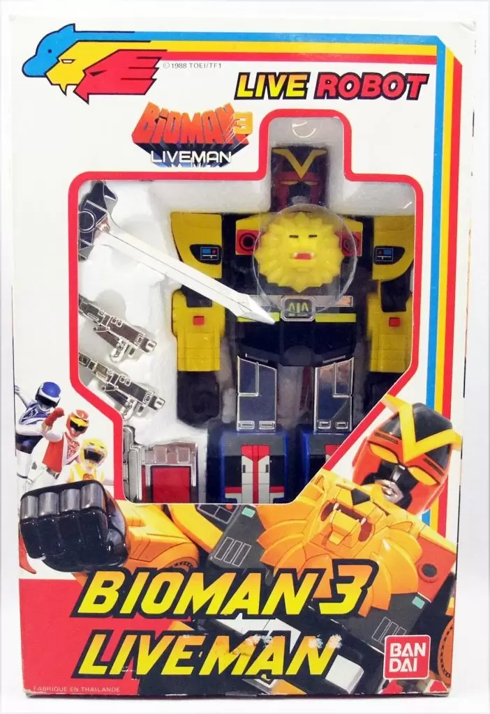 Bioman 3 - Liveman - Live Robot