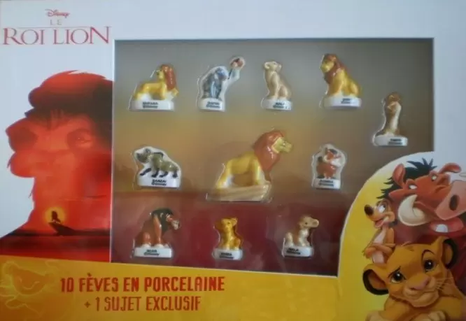 Fèves - Le Roi Lion - Collector 10 fèves + 1 Sujet Exclusif