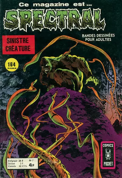 Spectral -1ère série (Comics Pocket) - La Créature du Marais - Sinistre créature