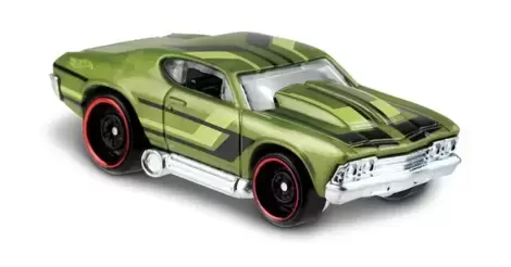 2020 i Hot Wheels '69 CHEVELLE #15 ☆ Green chevy;red st8☆TOONED☆case A/B 