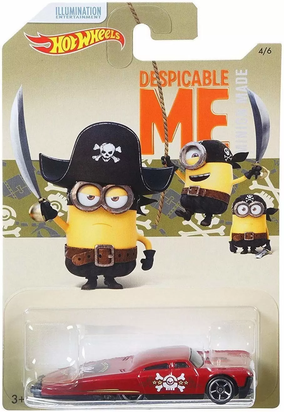 Hot Wheels Despicable me (Les Minions) - N°4 Slikte Back