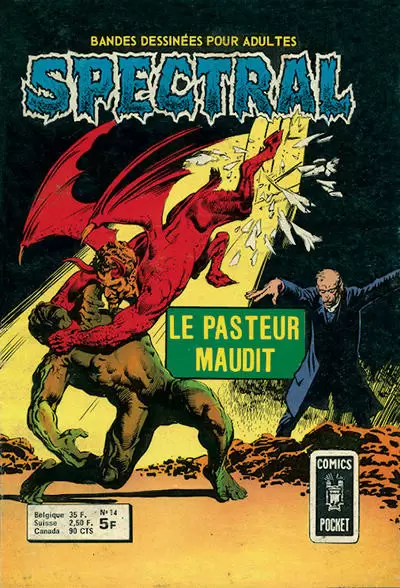 Spectral -1ère série (Comics Pocket) - La Créature du Marais - Le pasteur maudit