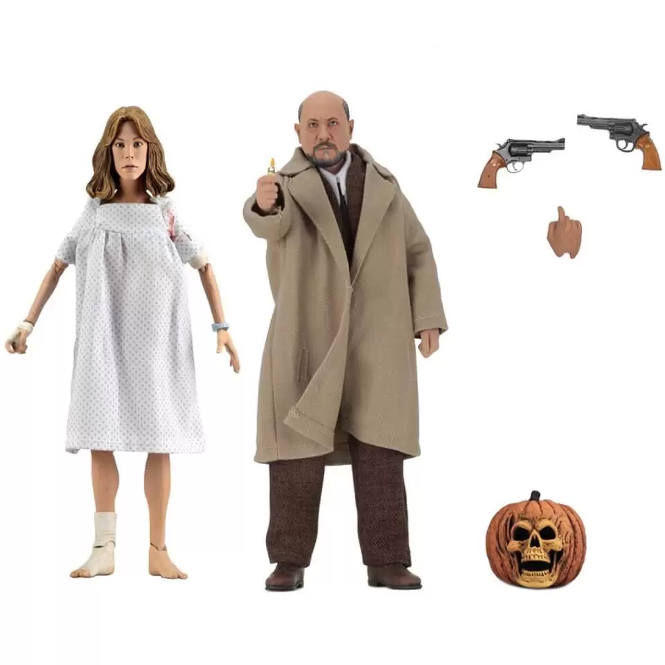 NECA - Halloween 2 - Doctor Loomis and Laurie Strode Clothed