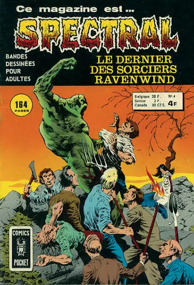 Spectral -1ère série (Comics Pocket) - La Créature du Marais - Le dernier des sorciers Ravenwind
