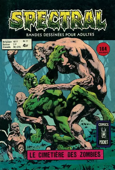 Spectral -1ère série (Comics Pocket) - La Créature du Marais - Le cimetière des zombies