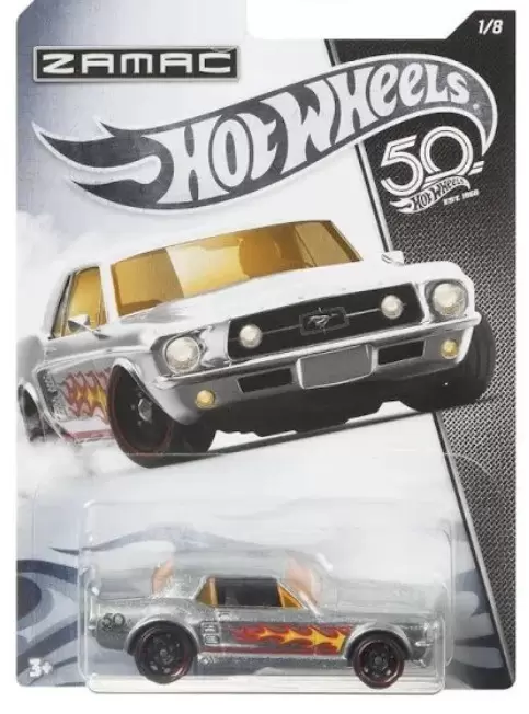Hot Wheels 50 years Zamac - 67\' Ford Mustang GT