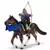 Ritter - Monde des Chevaliers - Archer à cheval bleu