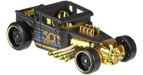 Hot wheels hot sale bone shaker gold