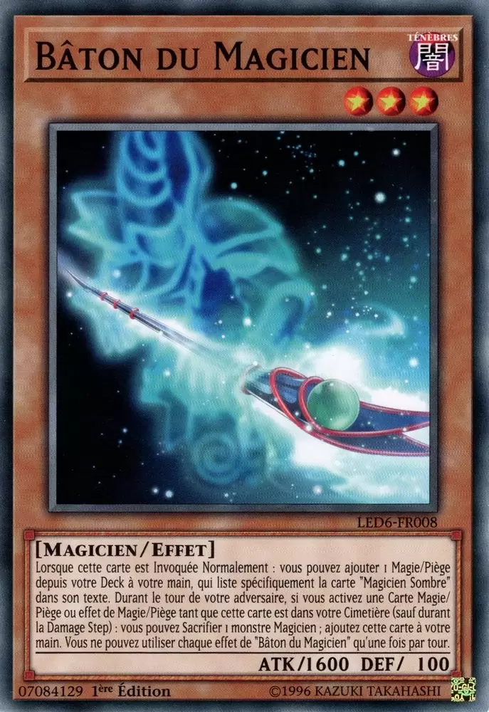 Pack du Duelliste - Les Duellistes Légendaires : Le Héros Magique LED6 - Bâton du Magicien