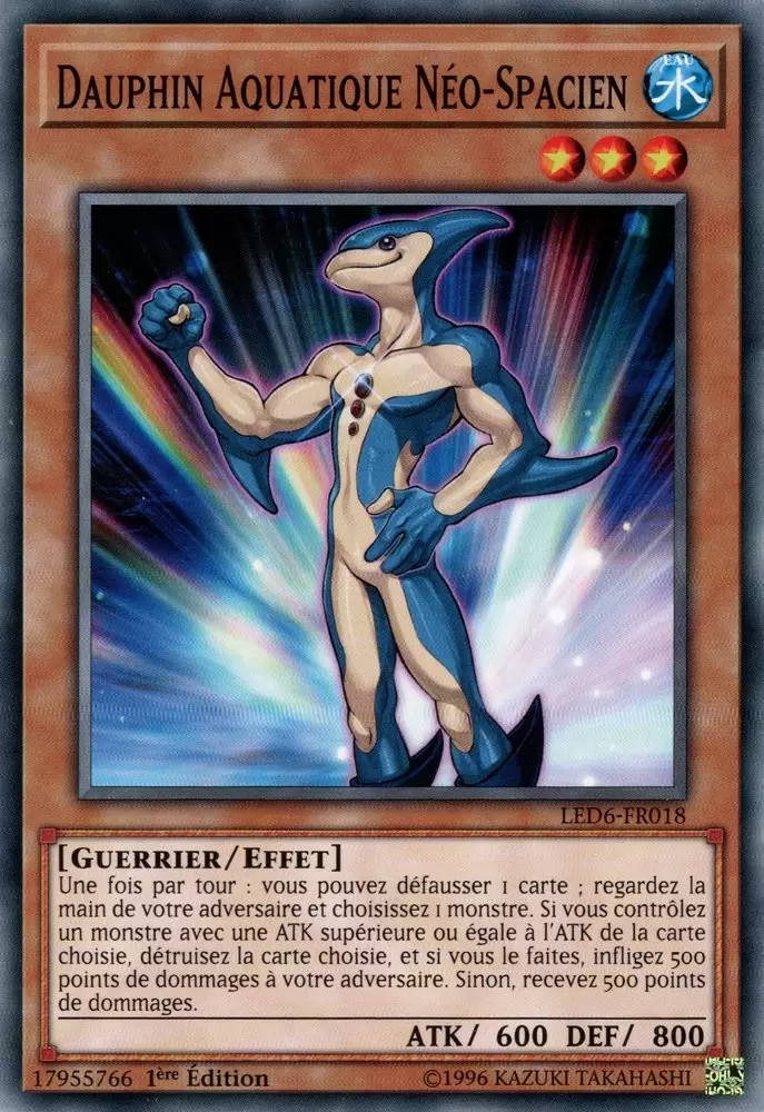 Pack du Duelliste - Les Duellistes Légendaires : Le Héros Magique LED6 - Dauphin Aquatique Néo-Spacien