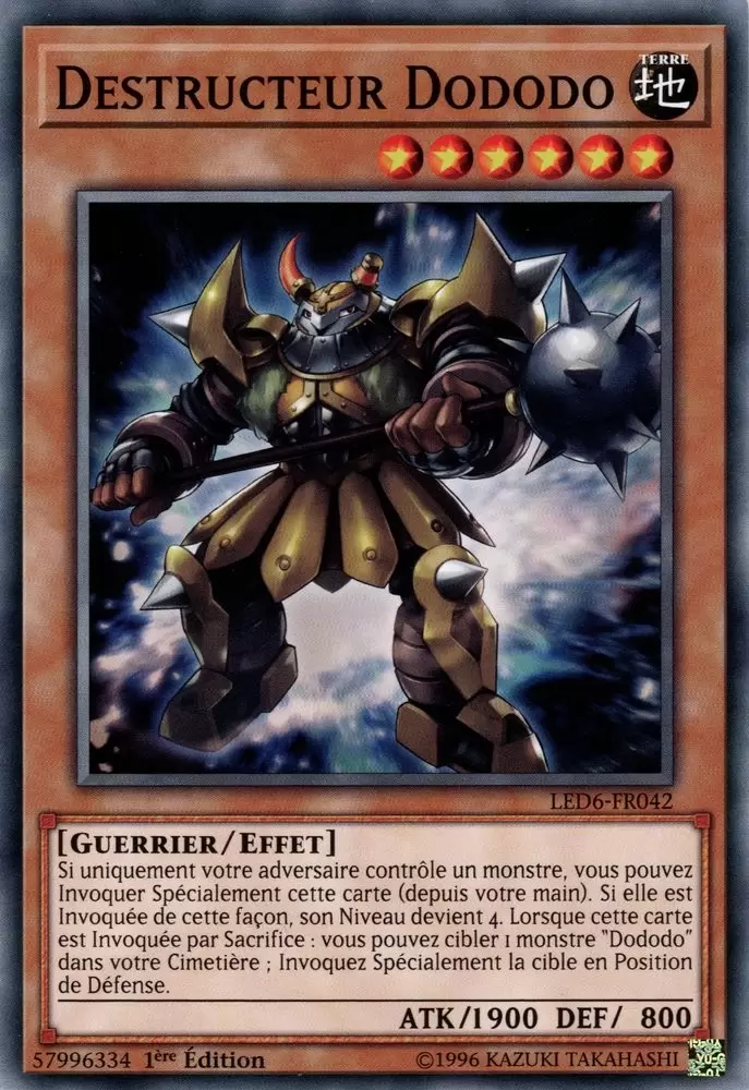 Pack du Duelliste - Les Duellistes Légendaires : Le Héros Magique LED6 - Destructeur Dododo