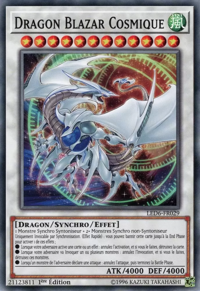 Pack du Duelliste - Les Duellistes Légendaires : Le Héros Magique LED6 - Dragon Blazar Cosmique