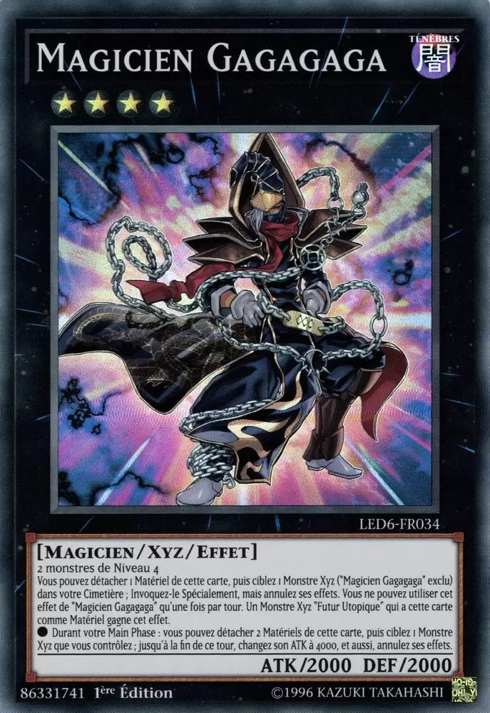 Pack du Duelliste - Les Duellistes Légendaires : Le Héros Magique LED6 - Magicien Gagagaga