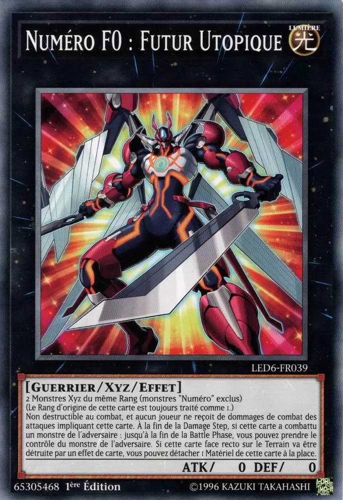 Pack du Duelliste - Les Duellistes Légendaires : Le Héros Magique LED6 - Numéro F0 : Futur Utopique